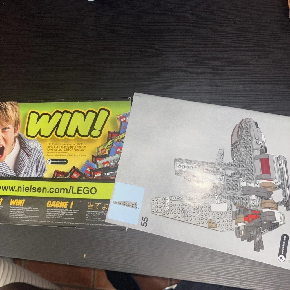 Lego Star Wars 8096 Emperor Palpatine's Shuttle - Manual Instructions 1 & 2 Only